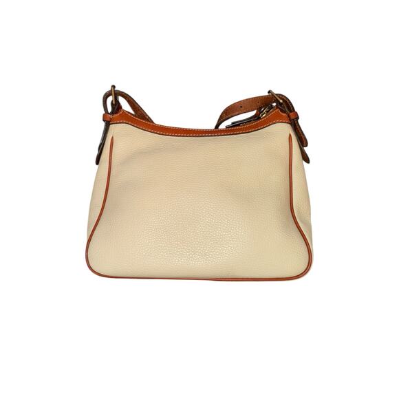 Dooney & Bourke Pebble Piper cream Crossbody Bag  Extra strap+ Dust bag EUC - Picture 10 of 16